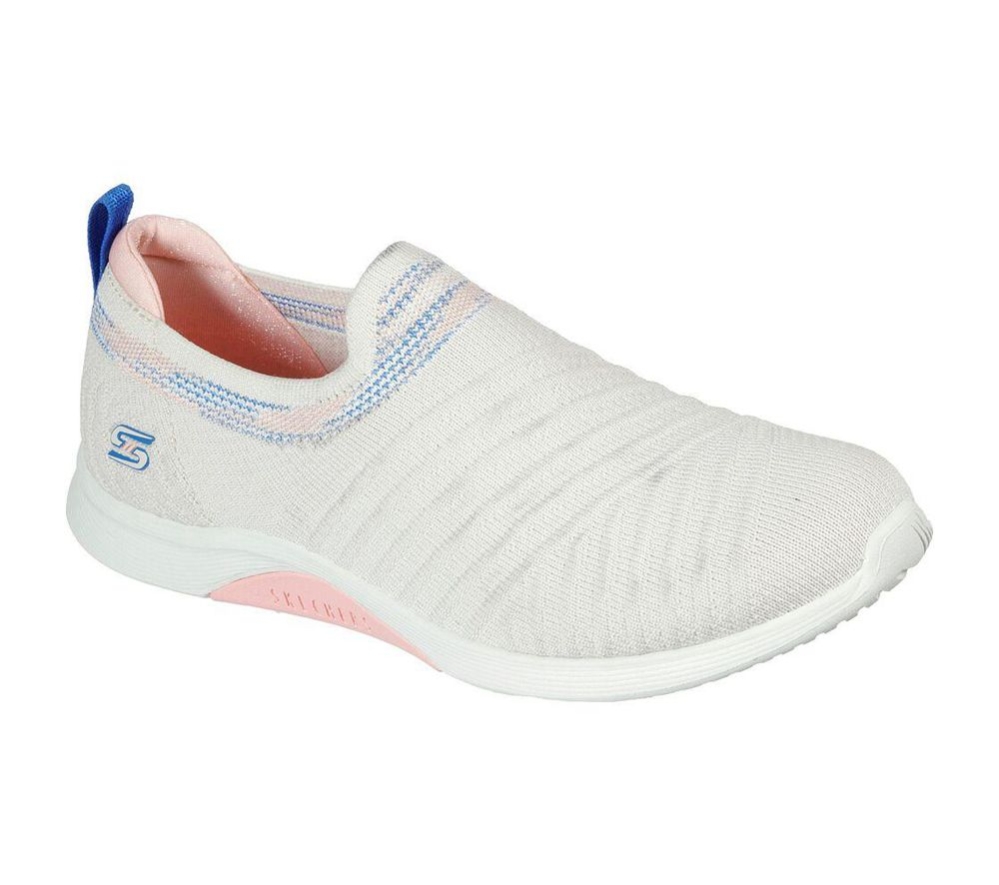 Skechers Esla - Super Sweet Women\'s Walking Shoes White Pink | ANFC25678