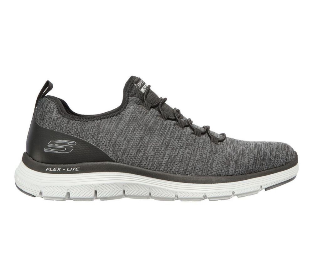 Skechers Flex Advantage 4.0 - Contributor Men's Training Shoes Black Grey | PATI81250