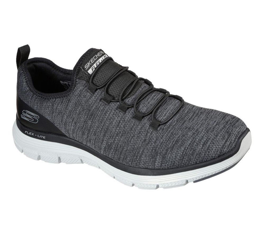 Skechers Flex Advantage 4.0 - Contributor Men\'s Training Shoes Black Grey | PATI81250