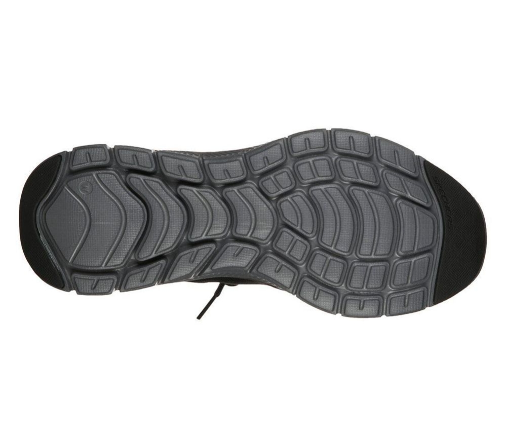 Skechers Flex Advantage 4.0 - Overtake Men's Training Shoes Black Grey | FSQP10769
