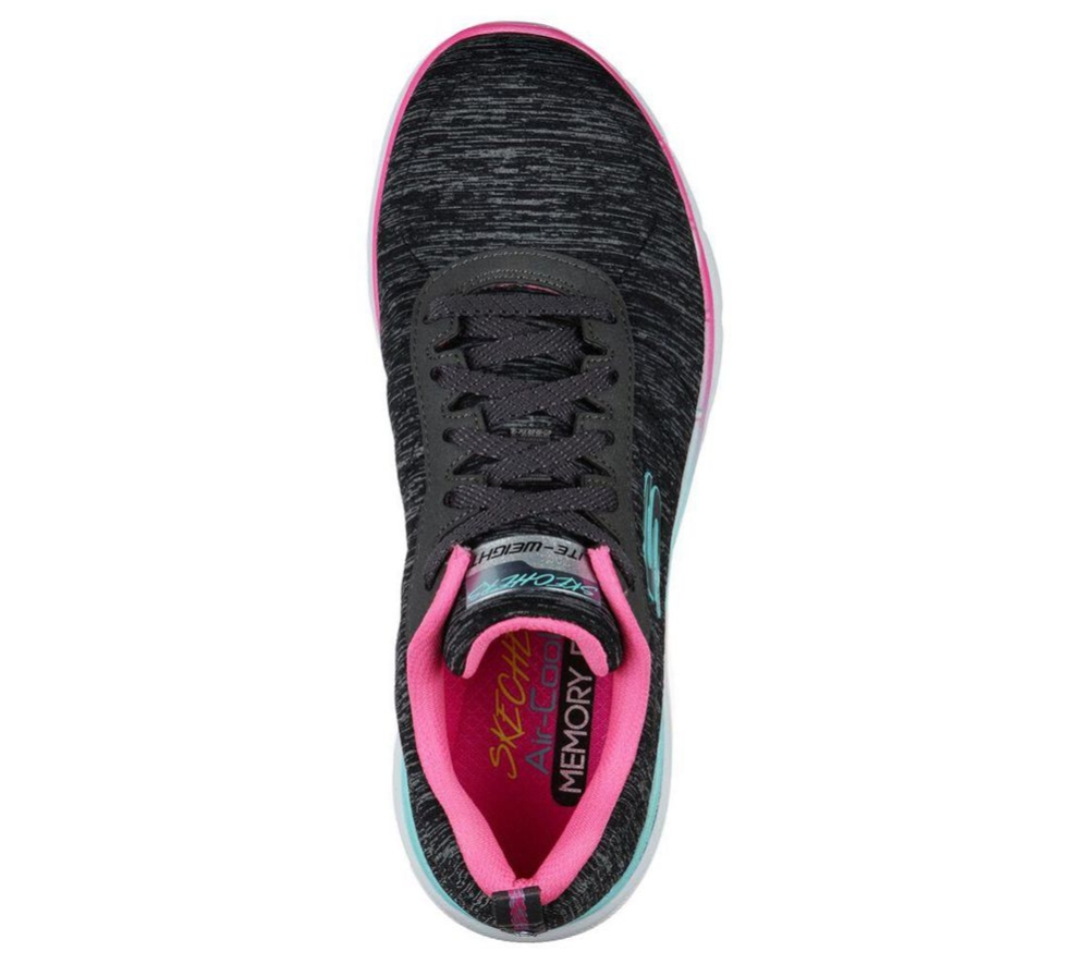 Skechers Flex Appeal 3.0 - Fan Craze Women's Training Shoes Black Multicolor | NWFR59873
