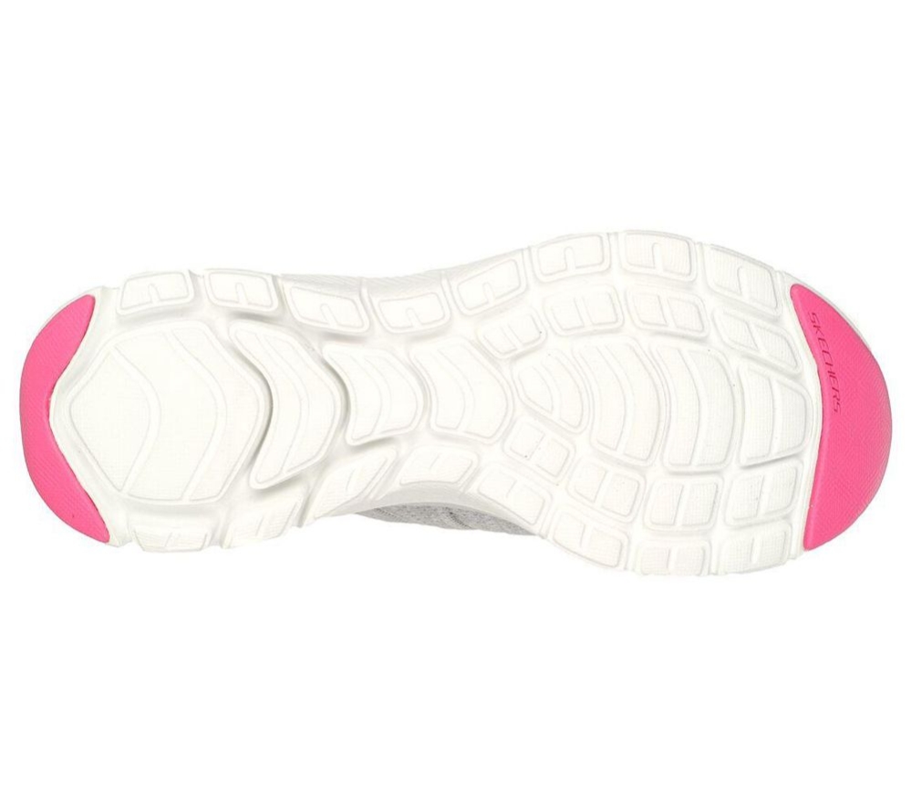 Skechers Flex Appeal 4.0 - Simple Joy Women's Training Shoes Grey Pink | GNBW08315
