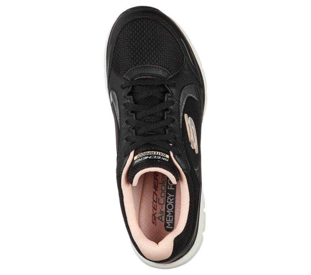 Skechers Flex Appeal 4.0 - True Clarity Women's Training Shoes Black Pink | BEHX18723