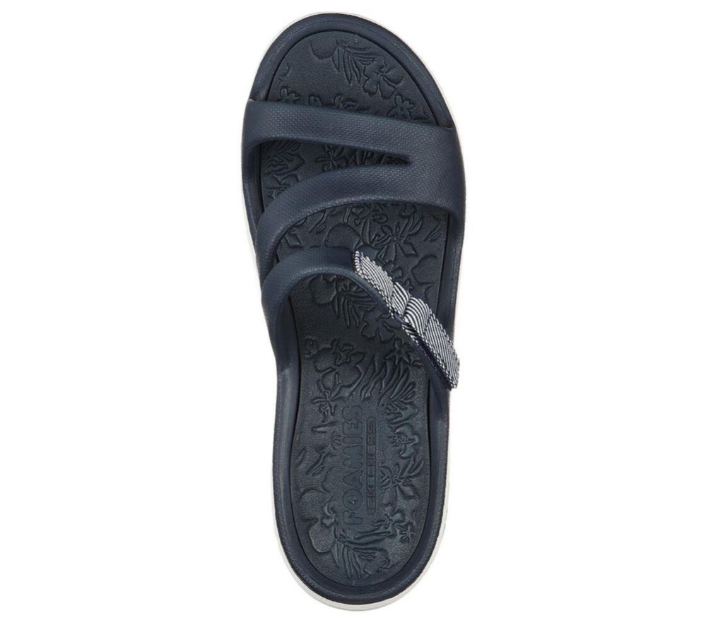 Skechers Foamies: Arch Fit Ascend - Admired Women's Slides Navy | MKAB26098