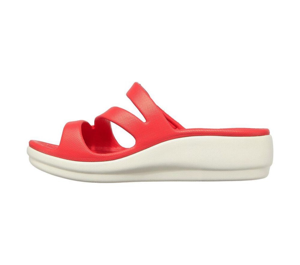 Skechers Foamies: Arch Fit Ascend - Admired Women's Slides Red | SNTY53189