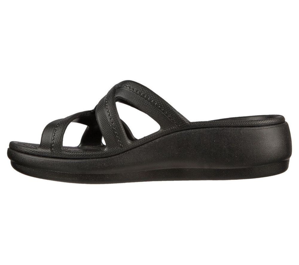 Skechers Foamies: Arch Fit Ascend - Avenue Women's Slides Black | JWLN68523
