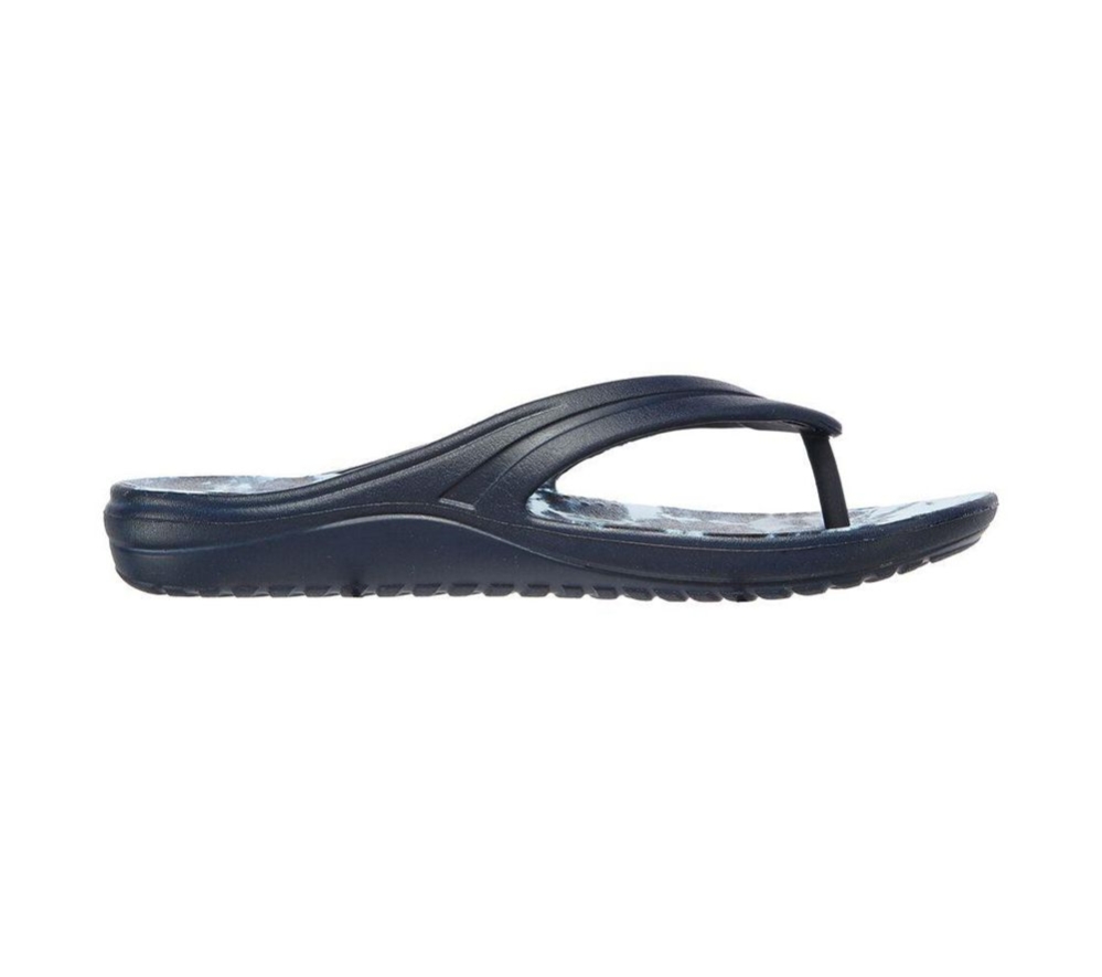 Skechers Foamies: Bay Breeze Women's Flip Flops Navy | IENG47286