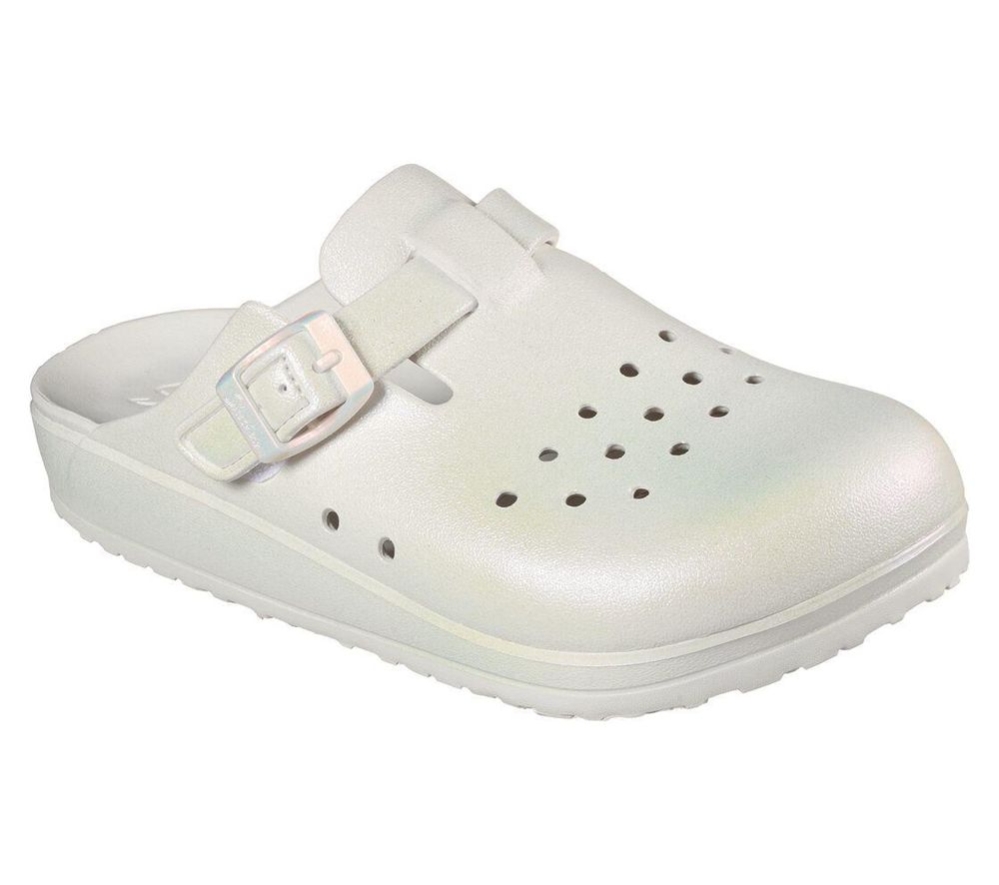 Skechers Foamies: Cali Breeze 2.0 - Sugar Kisses Women\'s Clogs White | KPNR89063