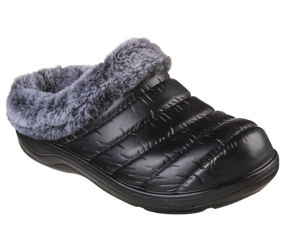 Skechers Foamies: Cozy Camper - Restful Women\'s Slippers Black | ICVR14637