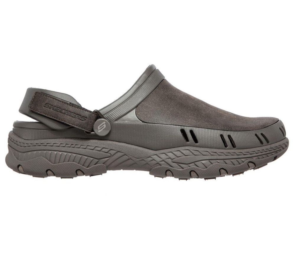 Skechers Foamies: Creston Ultra - Adventure Men's Clogs Brown | FJQB87054