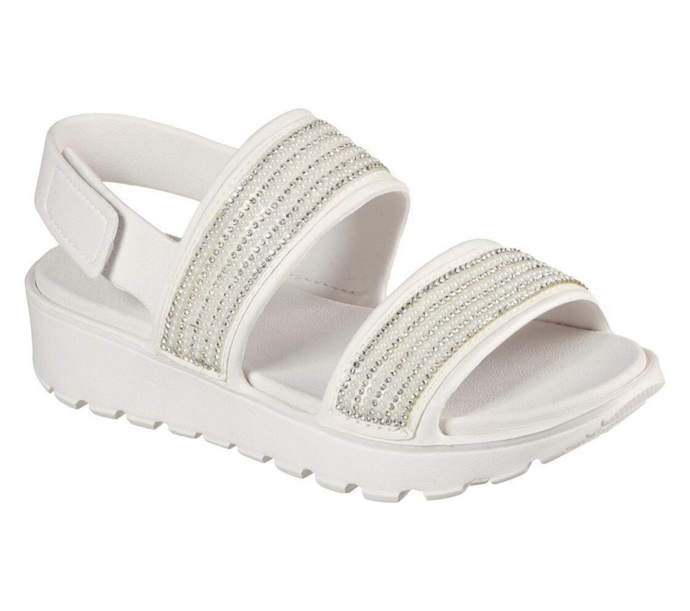 Skechers Foamies: Footsteps - How Extra Women\'s Sandals White | ILAB73109