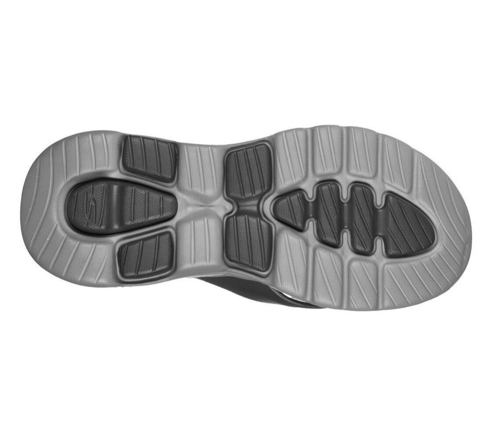 Skechers Foamies: GOwalk 5 - Cabana Men's Flip Flops Grey | IQSK08496