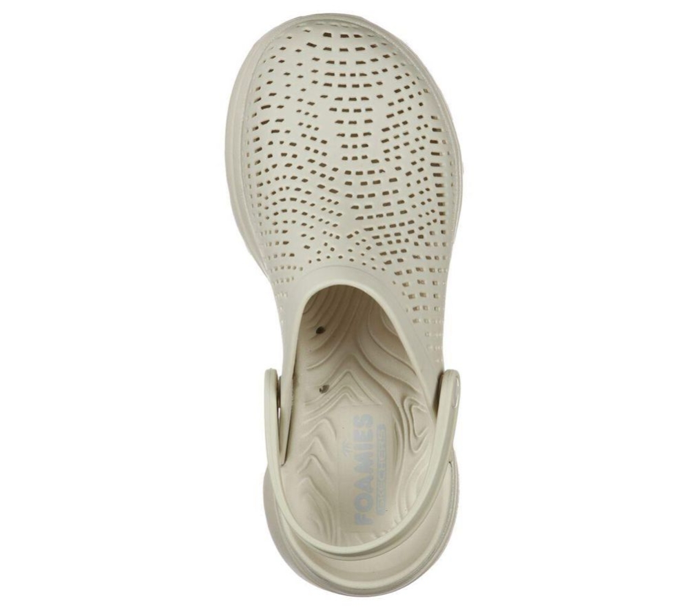 Skechers Foamies: GOwalk 5 - Harmony Women's Clogs Beige | FJWI69372