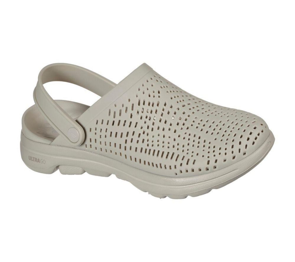 Skechers Foamies: GOwalk 5 - Harmony Women\'s Clogs Beige | FJWI69372