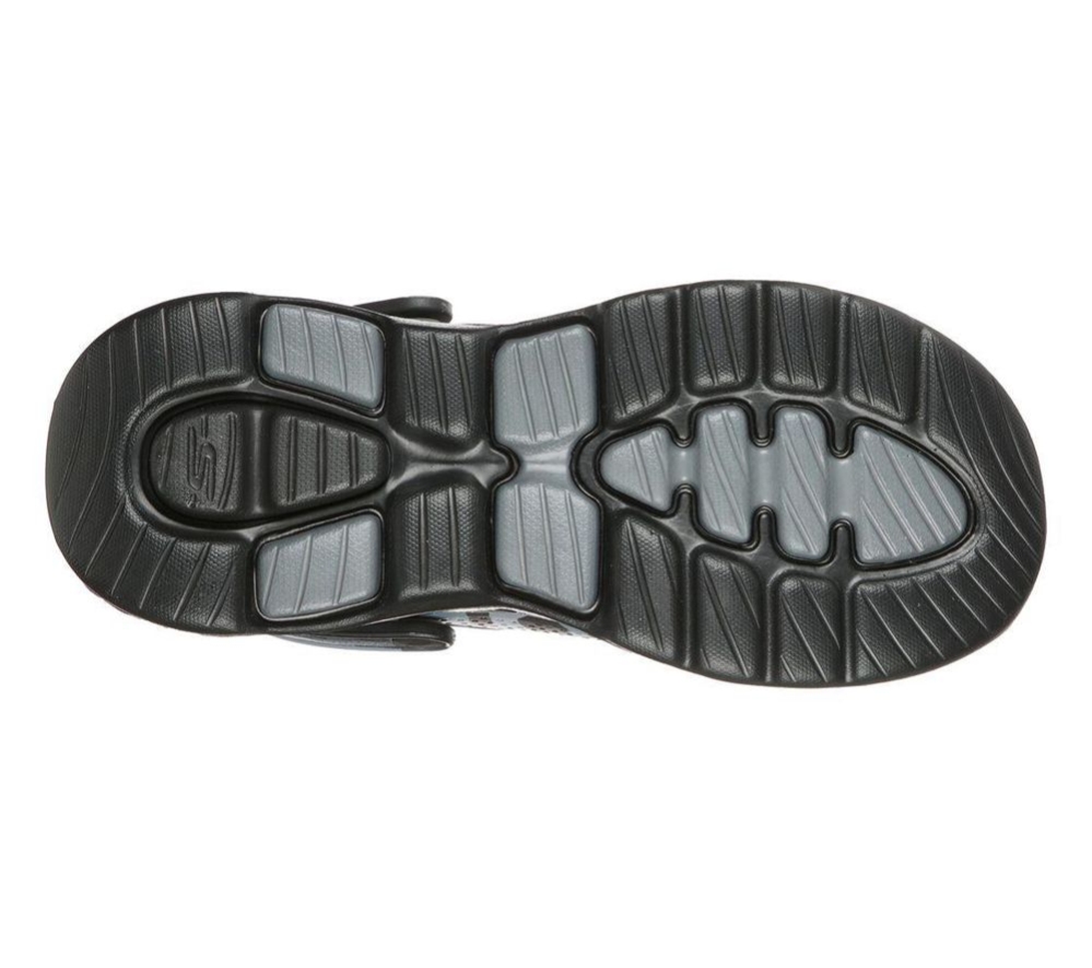 Skechers Foamies: GOwalk 5 - Hideout Men's Clogs Black Grey | EXZI13274