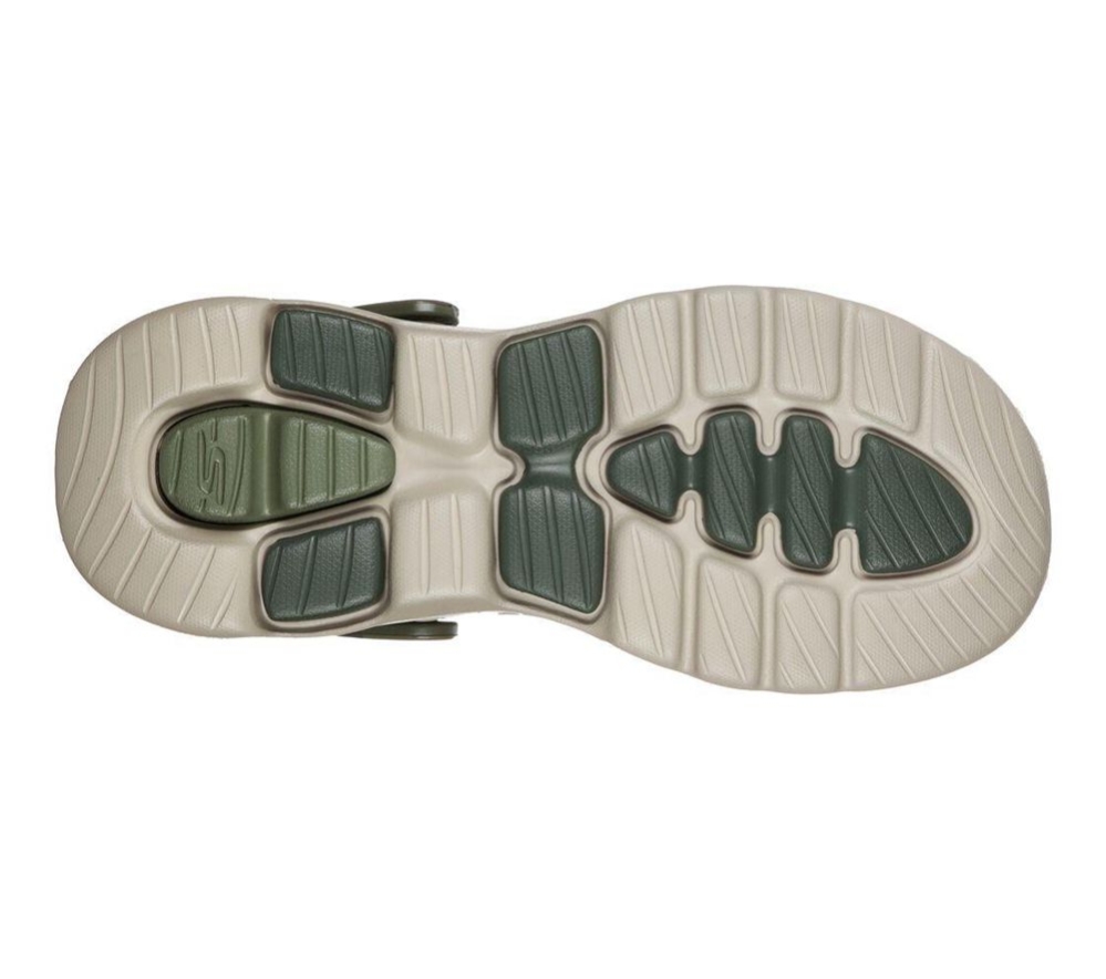 Skechers Foamies: GOwalk 5 - Hideout Men's Clogs Green Camouflage | QDWT95687