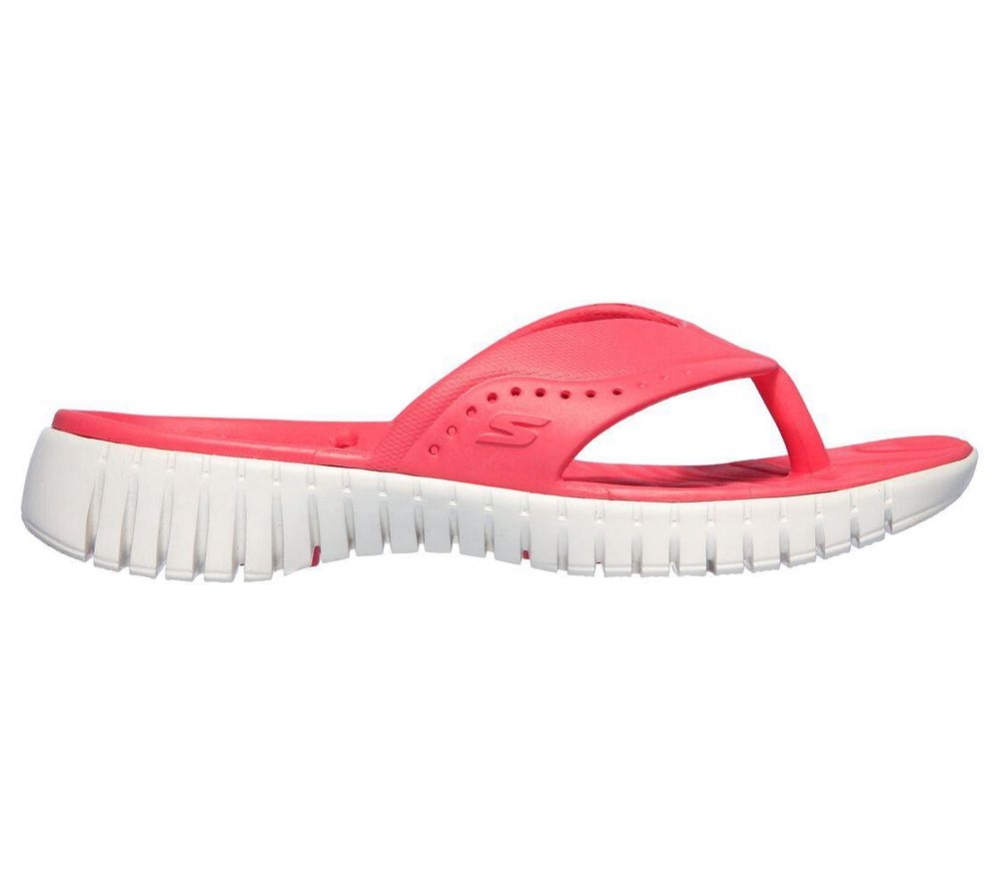 Skechers Foamies: GOwalk Smart - Mahalo Women's Flip Flops Pink | RTZH20178