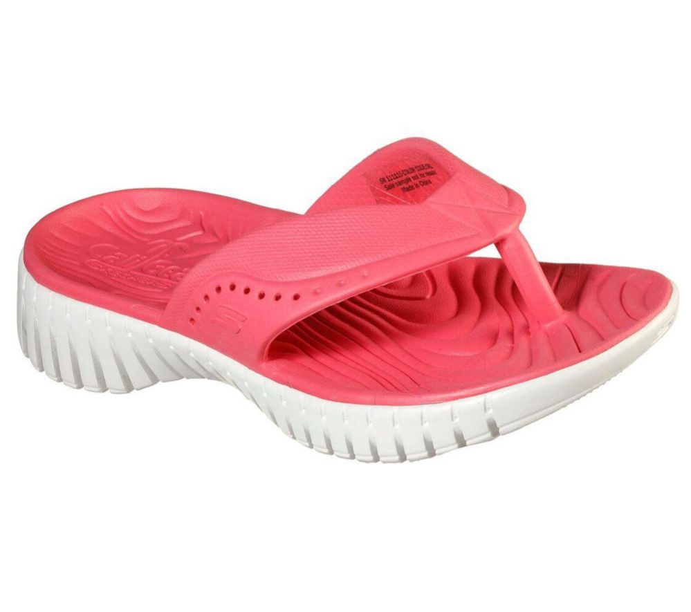 Skechers Foamies: GOwalk Smart - Mahalo Women\'s Flip Flops Pink | RTZH20178