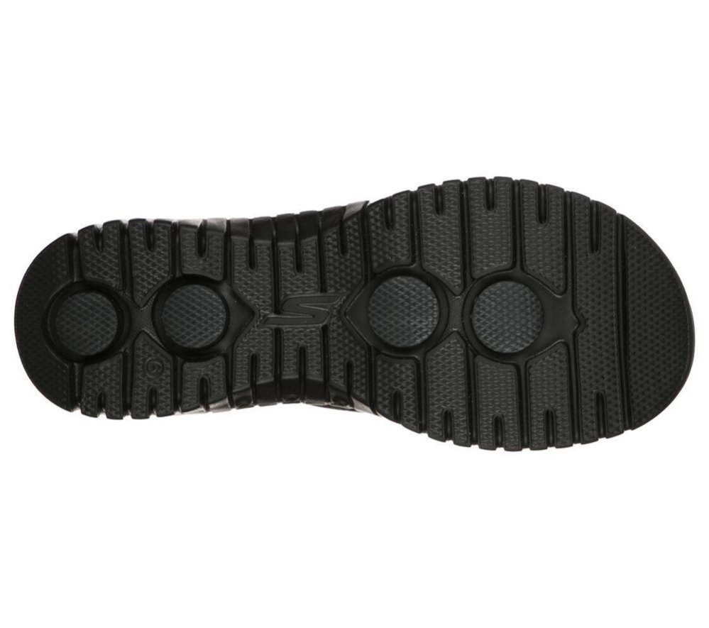 Skechers Foamies: GOwalk Smart - Paw-Some Women's Flip Flops Black Multicolor | NWOE60832