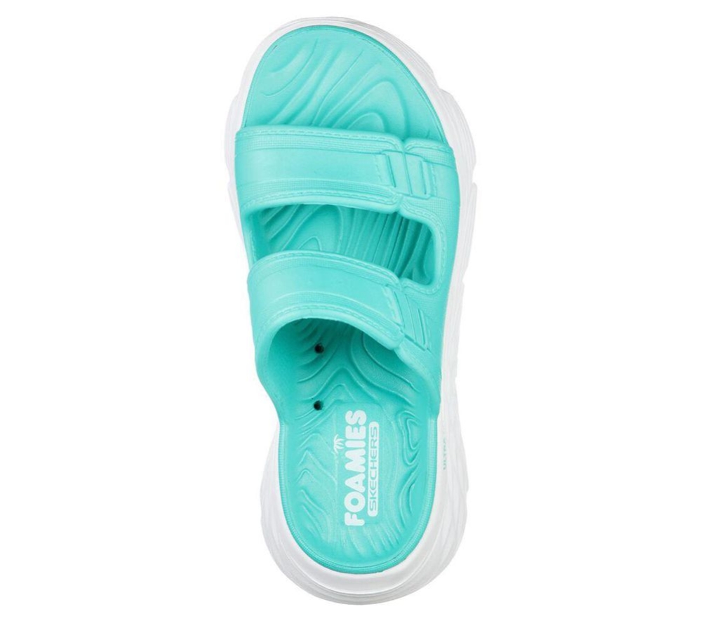 Skechers Foamies: Max Cushioning - Incite Women's Slides Blue | NAIO31084