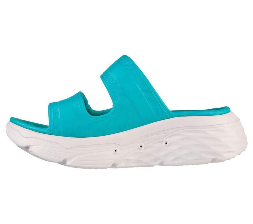 Skechers Foamies: Max Cushioning - Incite Women's Slides Blue | NAIO31084