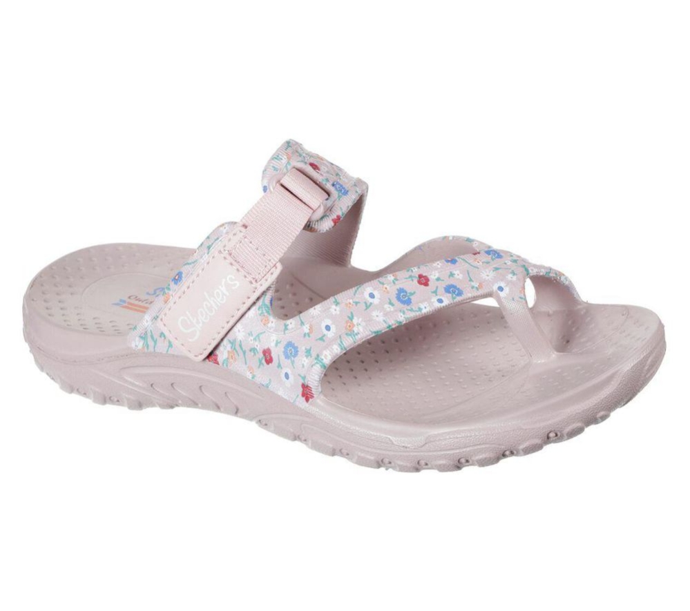 Skechers Foamies: Reggae - Ditzy Bloom Women\'s Sandals Pink | UGMD27968