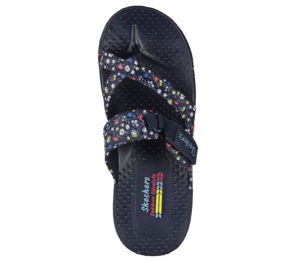 Skechers Foamies: Reggae - Ditzy Bloom Women's Sandals Navy Multicolor | UNWH63791