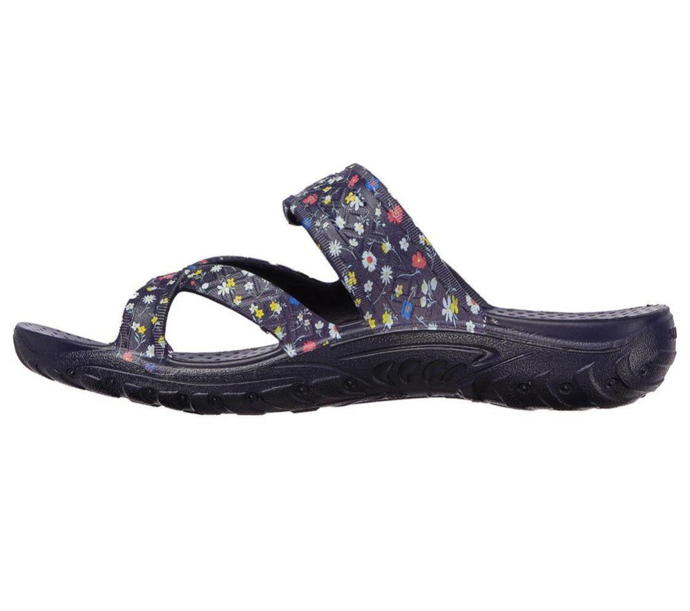 Skechers Foamies: Reggae - Ditzy Bloom Women's Sandals Navy Multicolor | UNWH63791