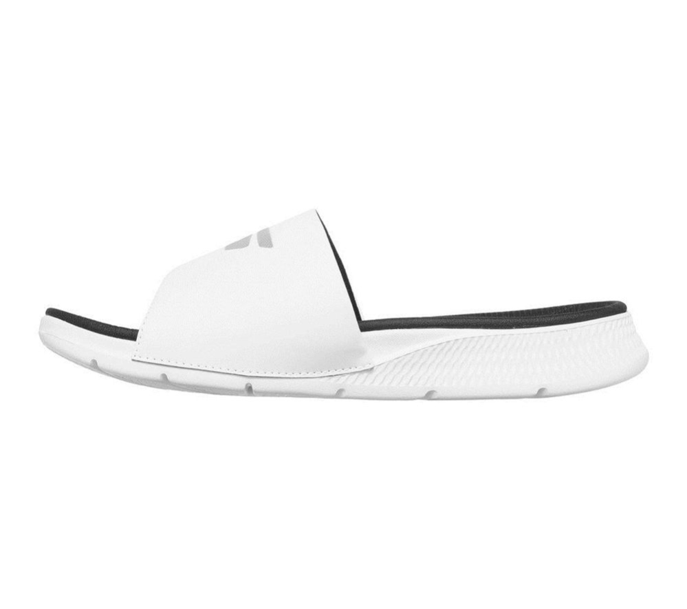 Skechers GO Consistent Men's Slides White Black | XYUP40926