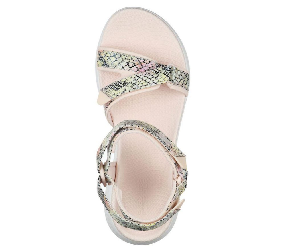 Skechers GO GOLF 600 - Charms Women's Sandals Pink Multicolor | LCBX10769