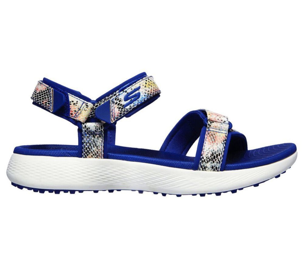 Skechers GO GOLF 600 - Charms Women's Sandals Blue Multicolor | ZRAB39651