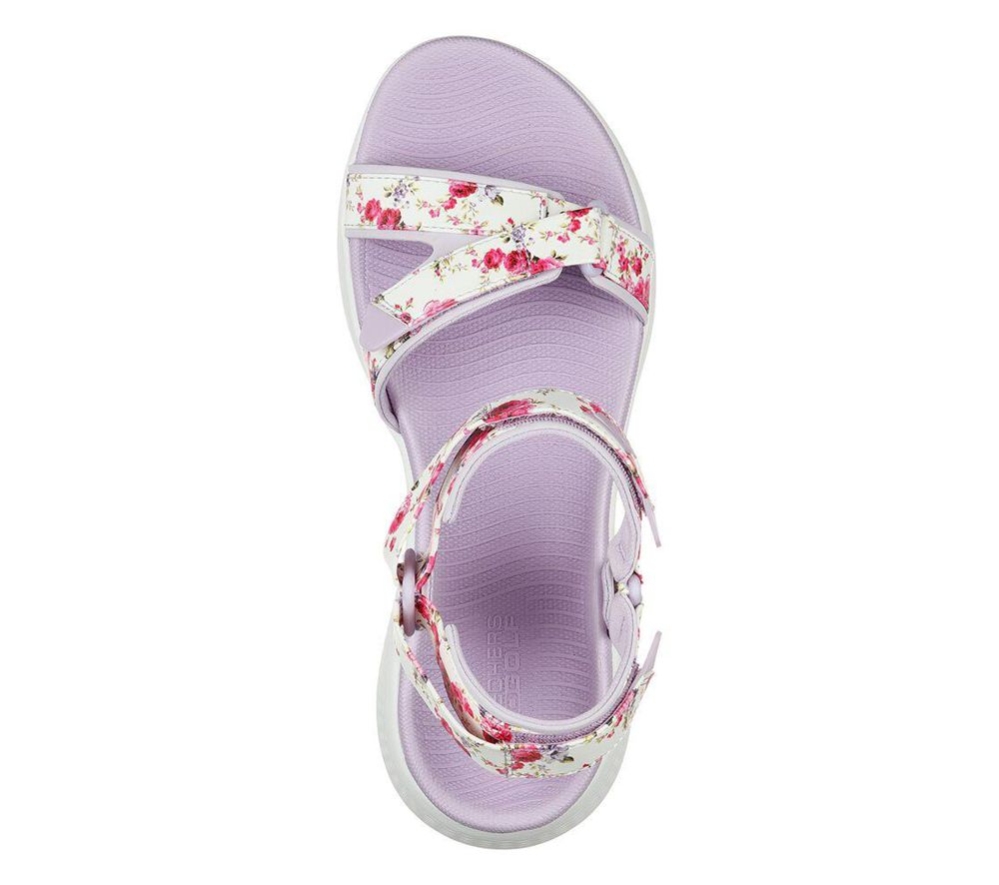 Skechers GO GOLF 600 - Garden Women's Sandals White Multicolor | PWFB42187