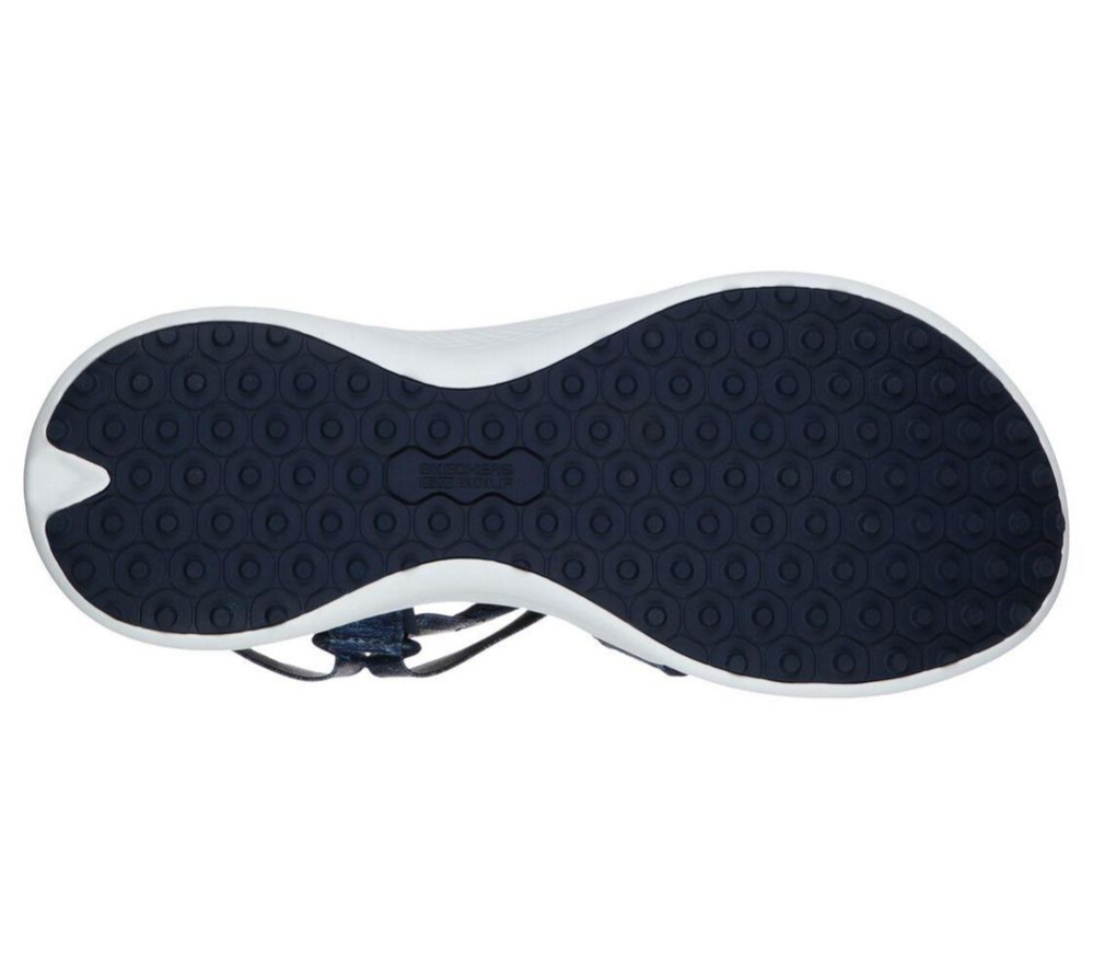 Skechers GO GOLF 600 Women's Sandals Navy White | WNZM71649