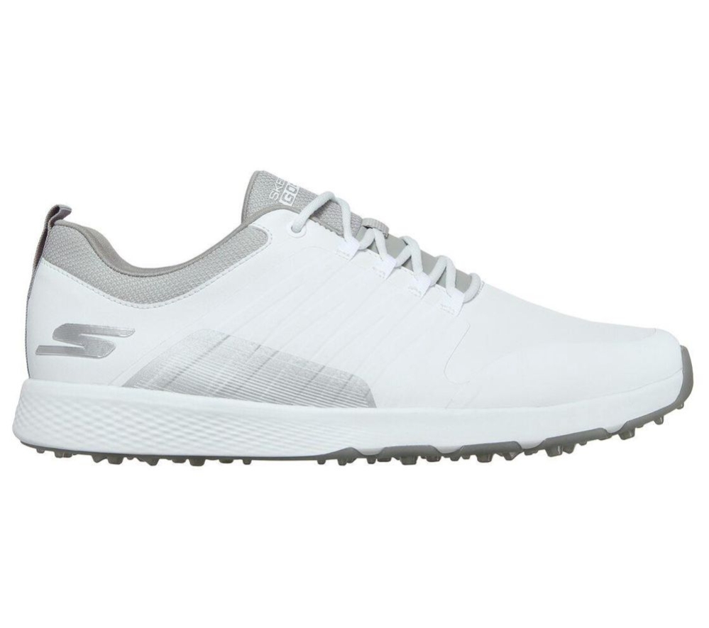 Skechers GO GOLF Elite 4 - Victory Men's Golf Shoes White Grey | BUSK21036