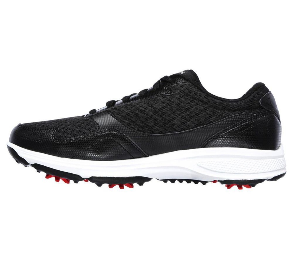 Skechers GO GOLF Torque - Sport RF Men's Golf Shoes Black White | DNQF43627