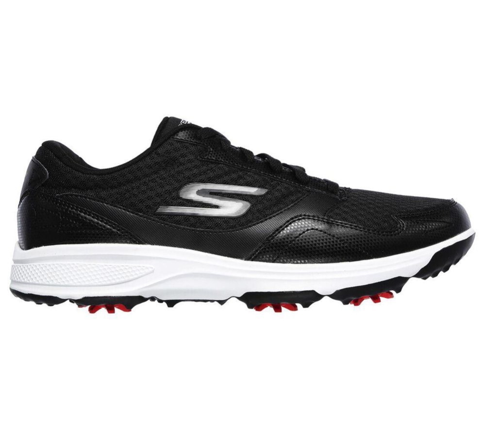 Skechers GO GOLF Torque - Sport RF Men's Golf Shoes Black White | DNQF43627