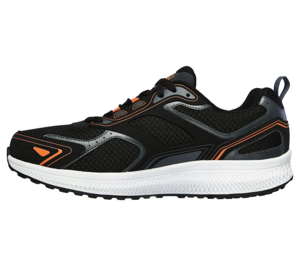 Skechers GOrun Consistent Men's Running Shoes Black Orange | TNRO59340