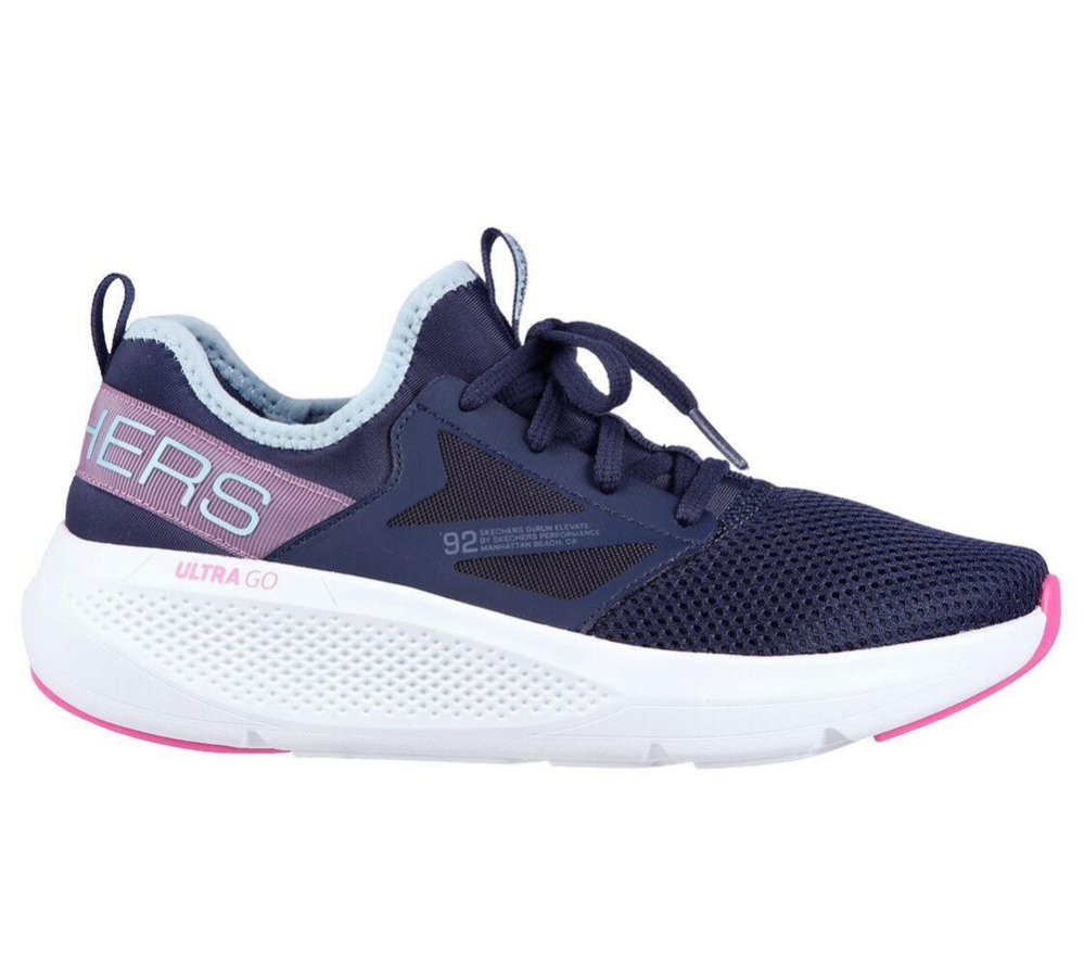 Skechers GOrun Elevate - Quick Stride Women's Running Shoes Navy Blue | APNS35421