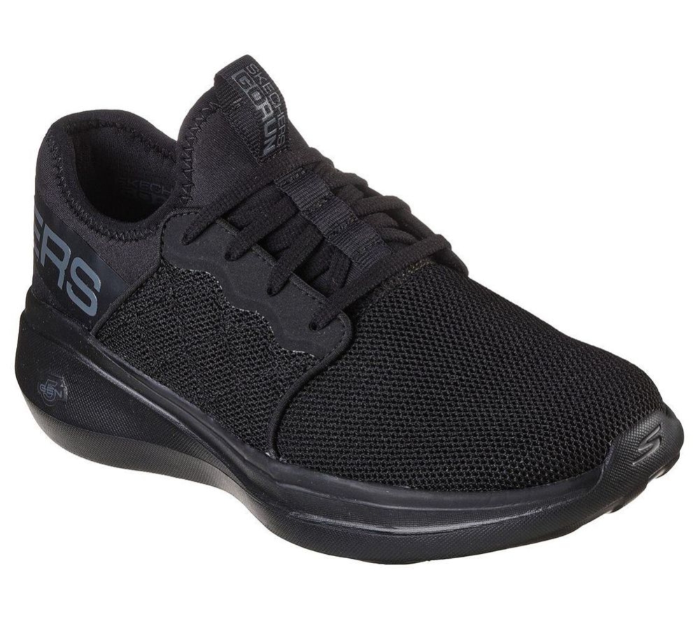 Skechers GOrun Fast - After Hours Women\'s Running Shoes Black | YZVC76451