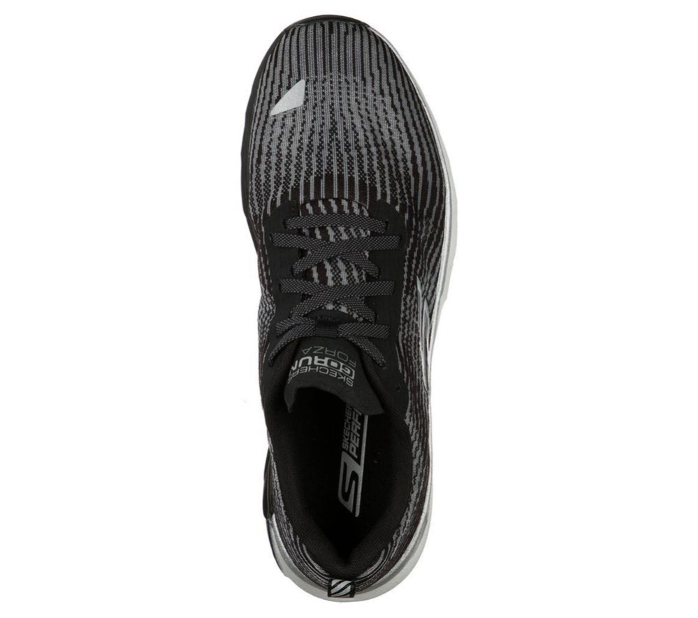 Skechers GOrun Forza 4 Hyper Men's Running Shoes Black Grey | GKRJ16387