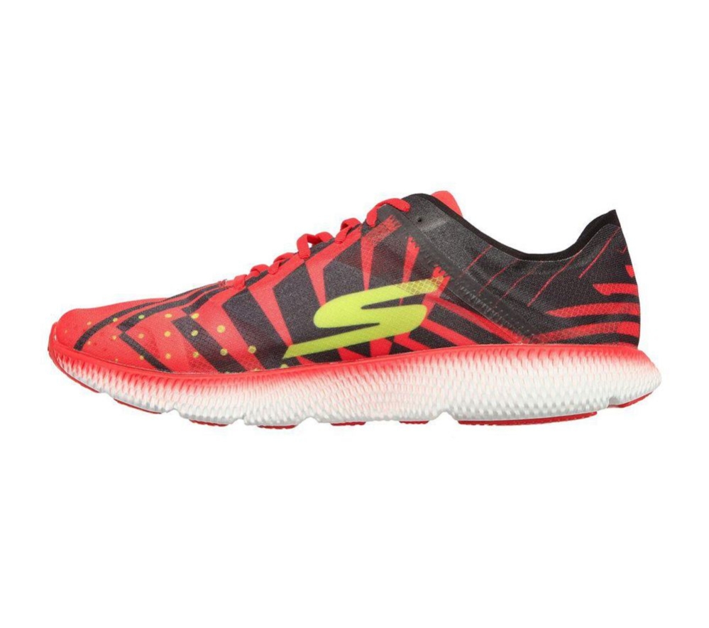 Skechers GOrun Horizon - Vanish 2 Men's Running Shoes Red Black Yellow | HPBJ93742