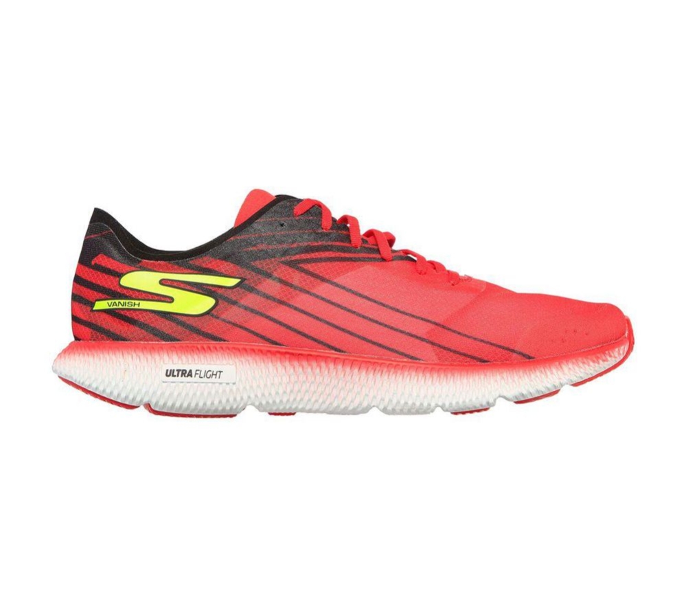 Skechers GOrun Horizon - Vanish 2 Men's Running Shoes Red Black Yellow | HPBJ93742