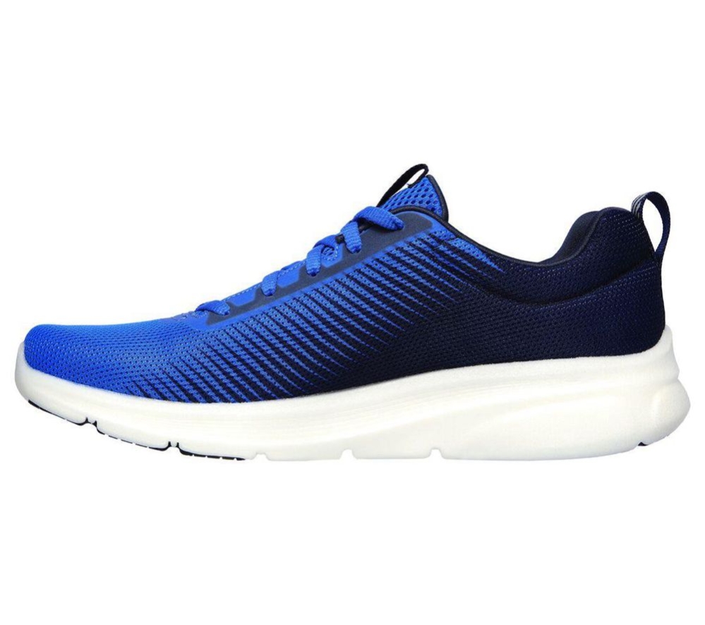 Skechers GOrun Hyper Pillars - Ignite Men's Running Shoes Blue Navy | XBKV41620