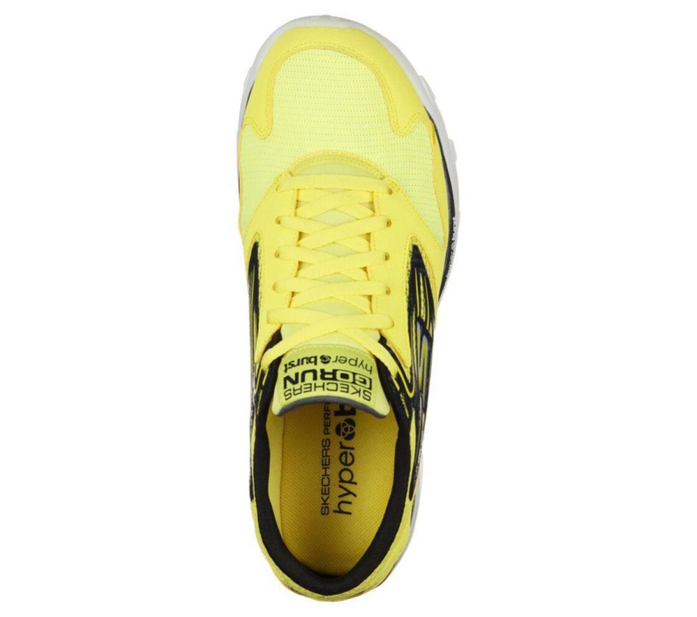 Skechers GOrun OG Hyper Men's Running Shoes Yellow Black | NTGZ47831