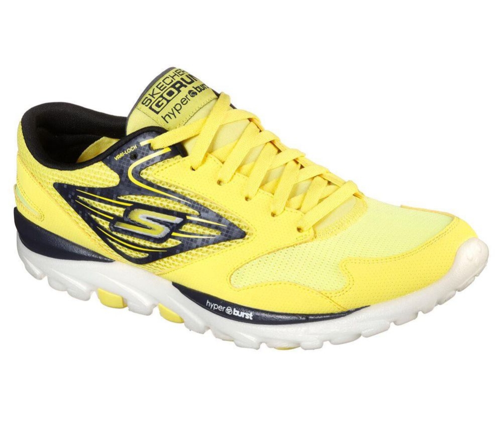 Skechers GOrun OG Hyper Men\'s Running Shoes Yellow Black | NTGZ47831