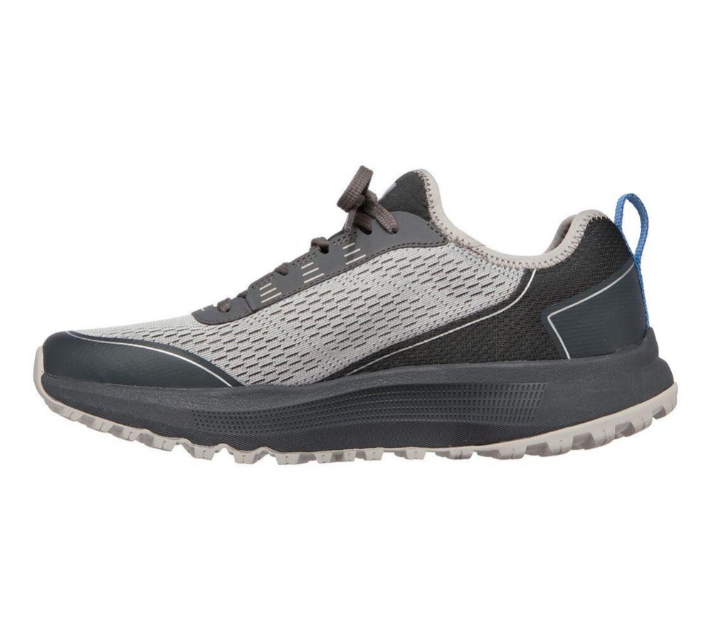 Skechers GOrun Pulse Trail - Expedition Men's Trail Running Shoes Grey Black | DANG78023