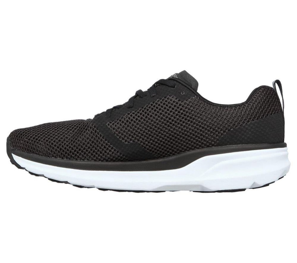 Skechers GOrun Pure 2 - Axis Women's Running Shoes Black White | YNOU94530