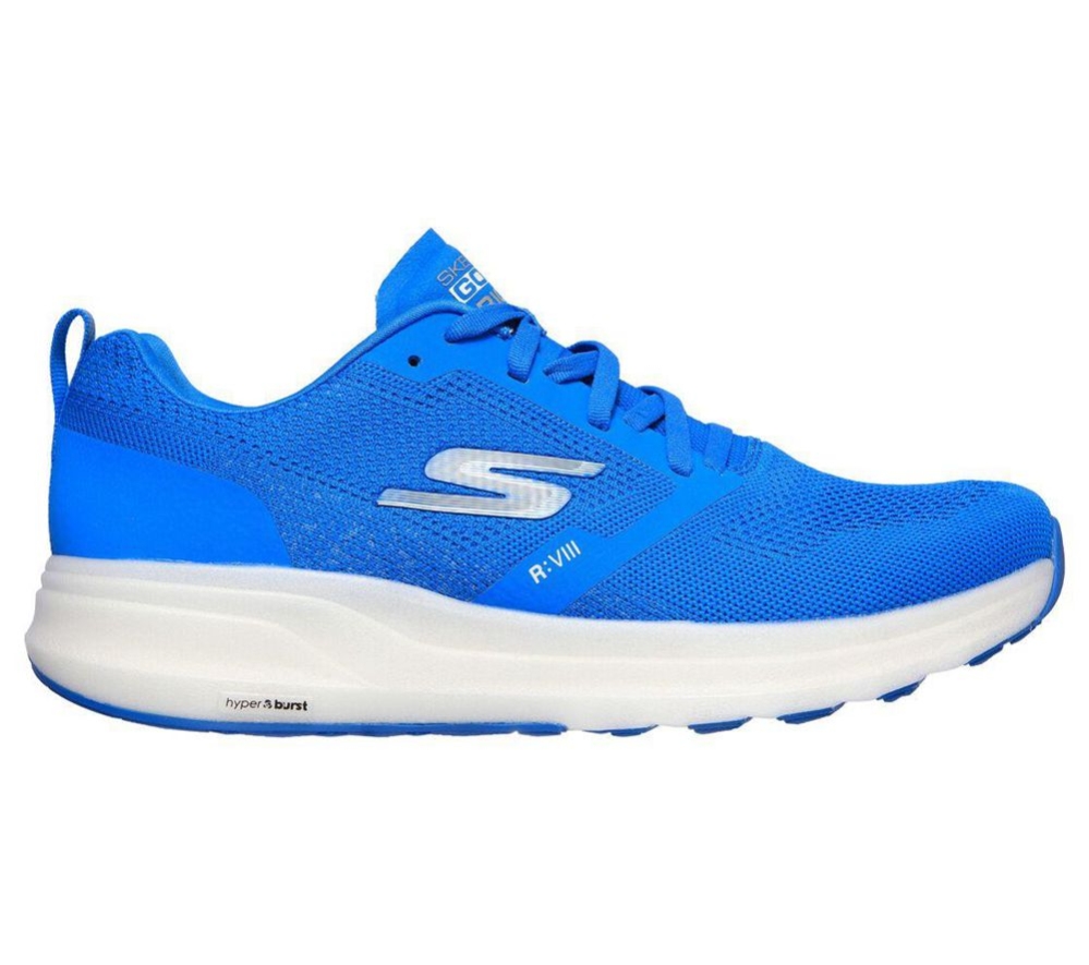 Skechers GOrun Ride 8 Hyper Men's Running Shoes Blue | RDET67904