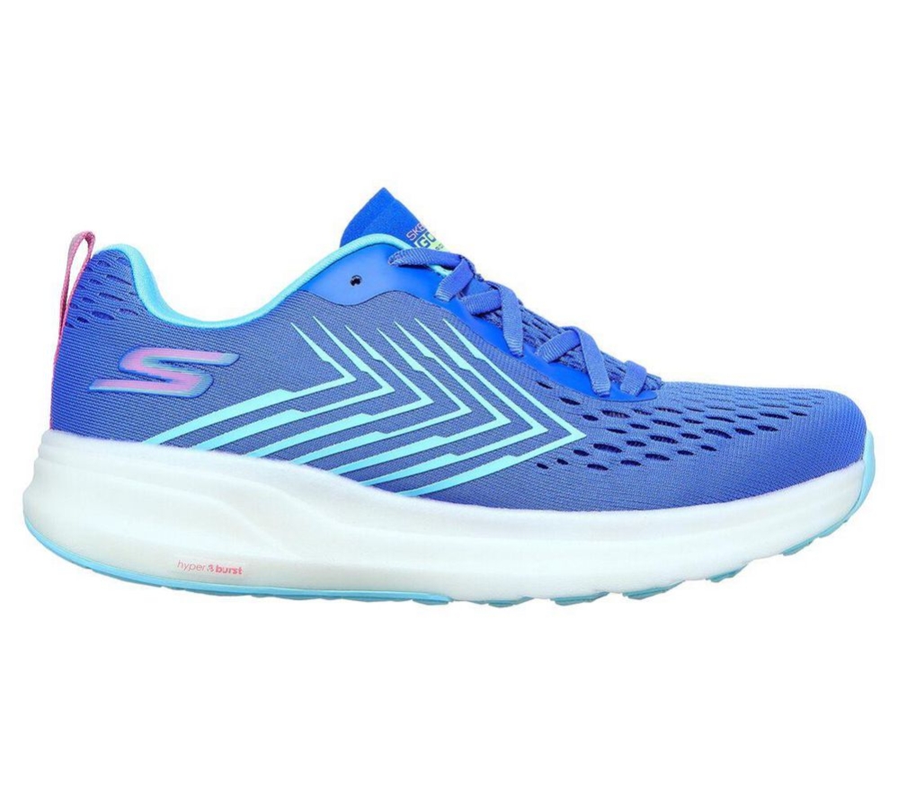 Skechers GOrun Ride Flow Women's Running Shoes Blue Turquoise | URMO86351