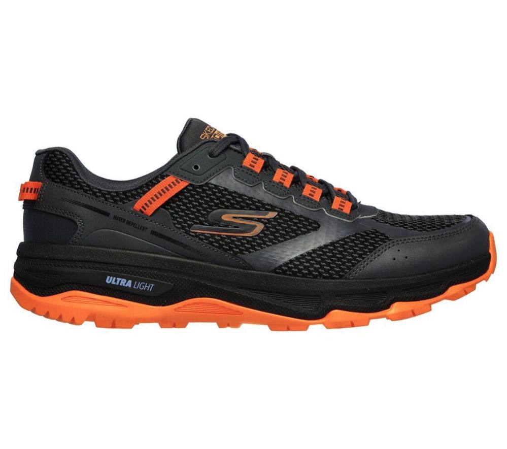 Skechers GOrun Trail Altitude Men's Trail Running Shoes Grey Orange | JCED63719